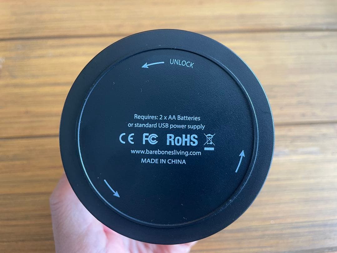 【ケース付き2個セット】BAREBONES ミニエジソンランタンLED