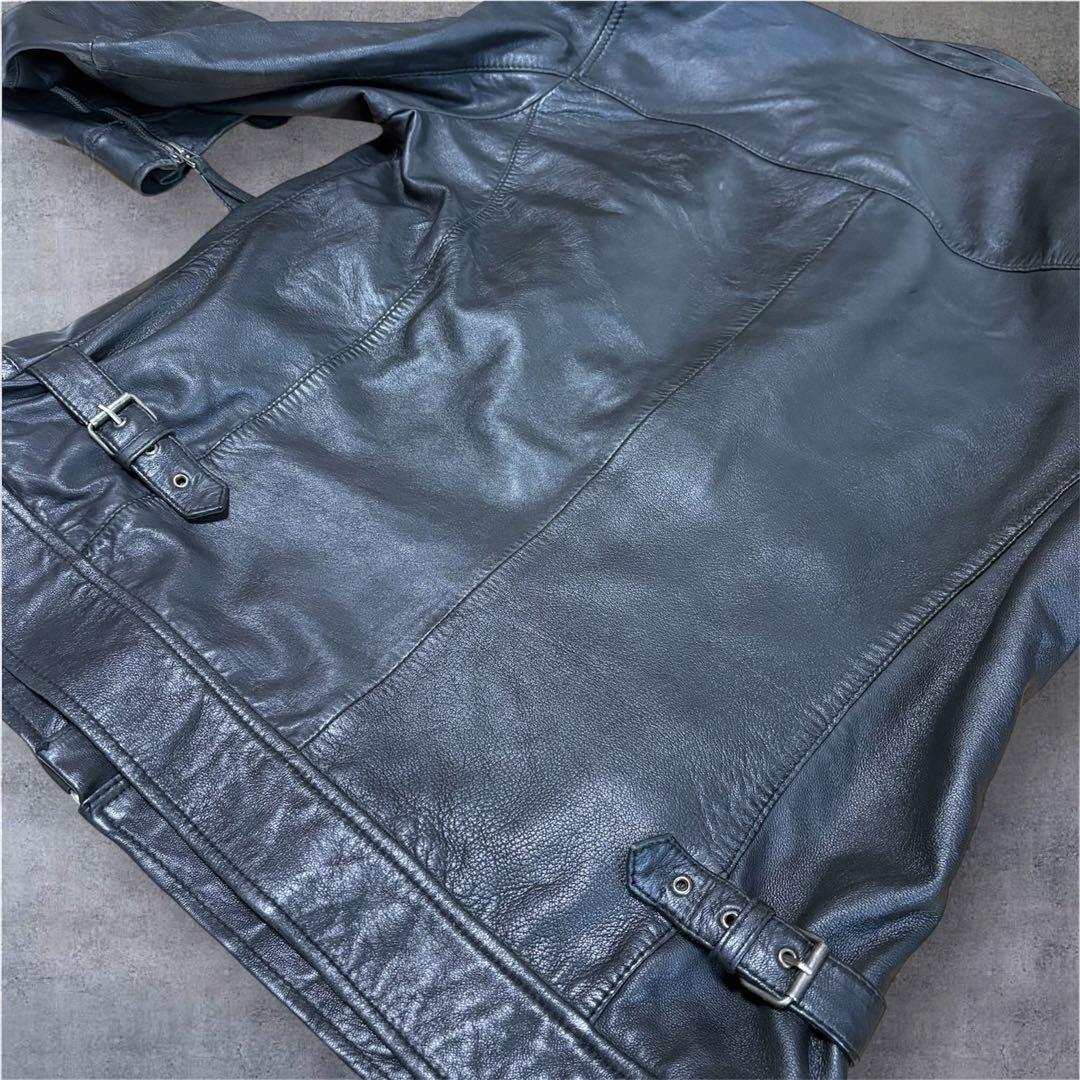 【希少】RIDEZ ライズ レザージャケット　羊革　シープスキン　3XL