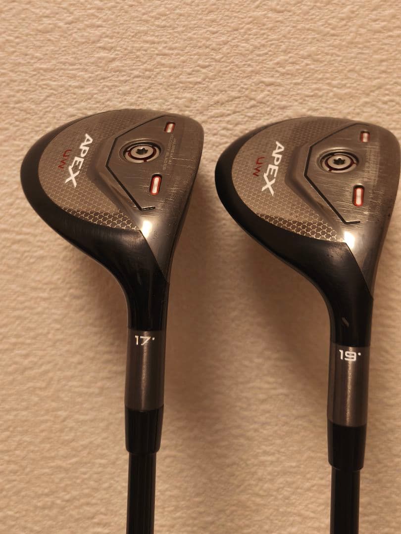 キャロウェイ APEX UW 2本セット 17°、19° ヘッドカバー付き