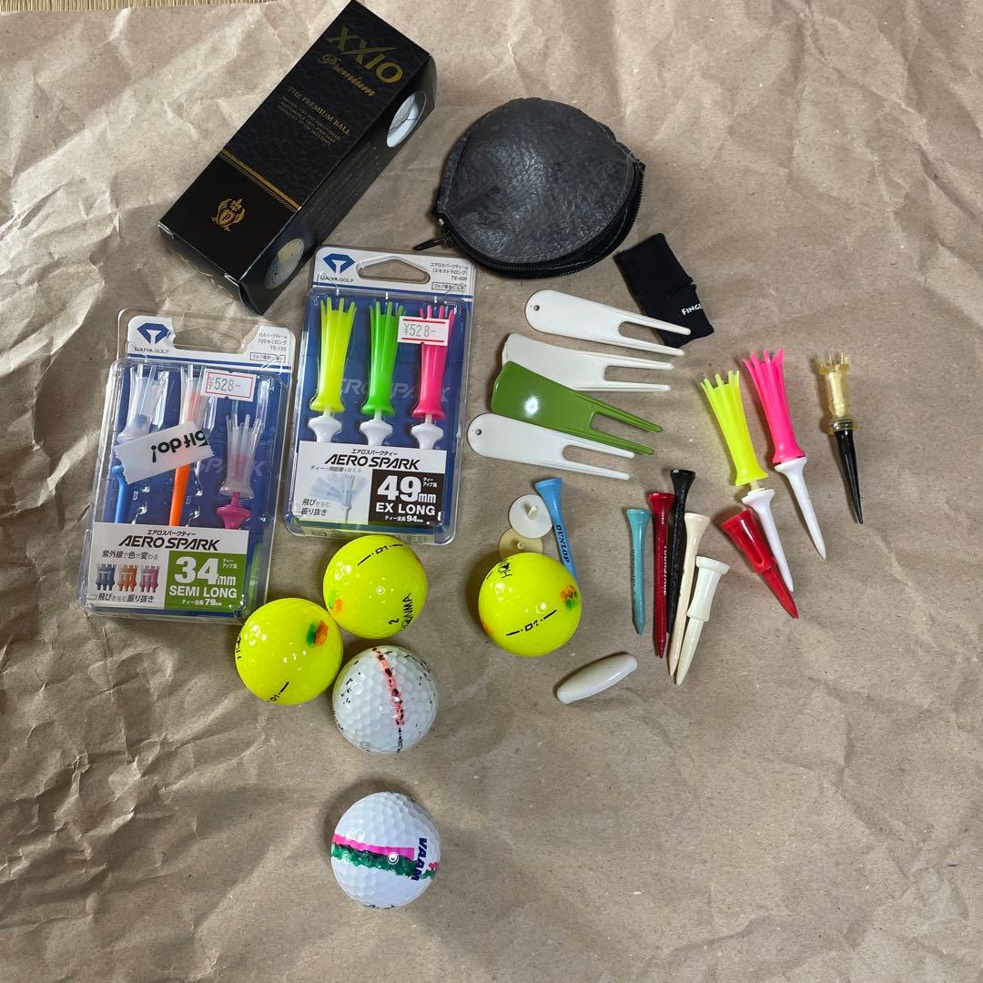 Actworks/SHALOPほか 中古ゴルフクラブ13本セット バッグ＆小物付