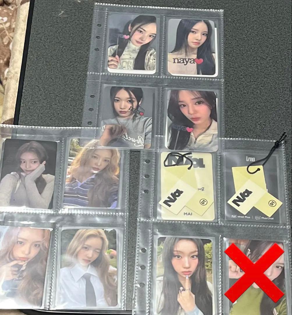 iznaの初期アルバム・初期の会員特典カードセット