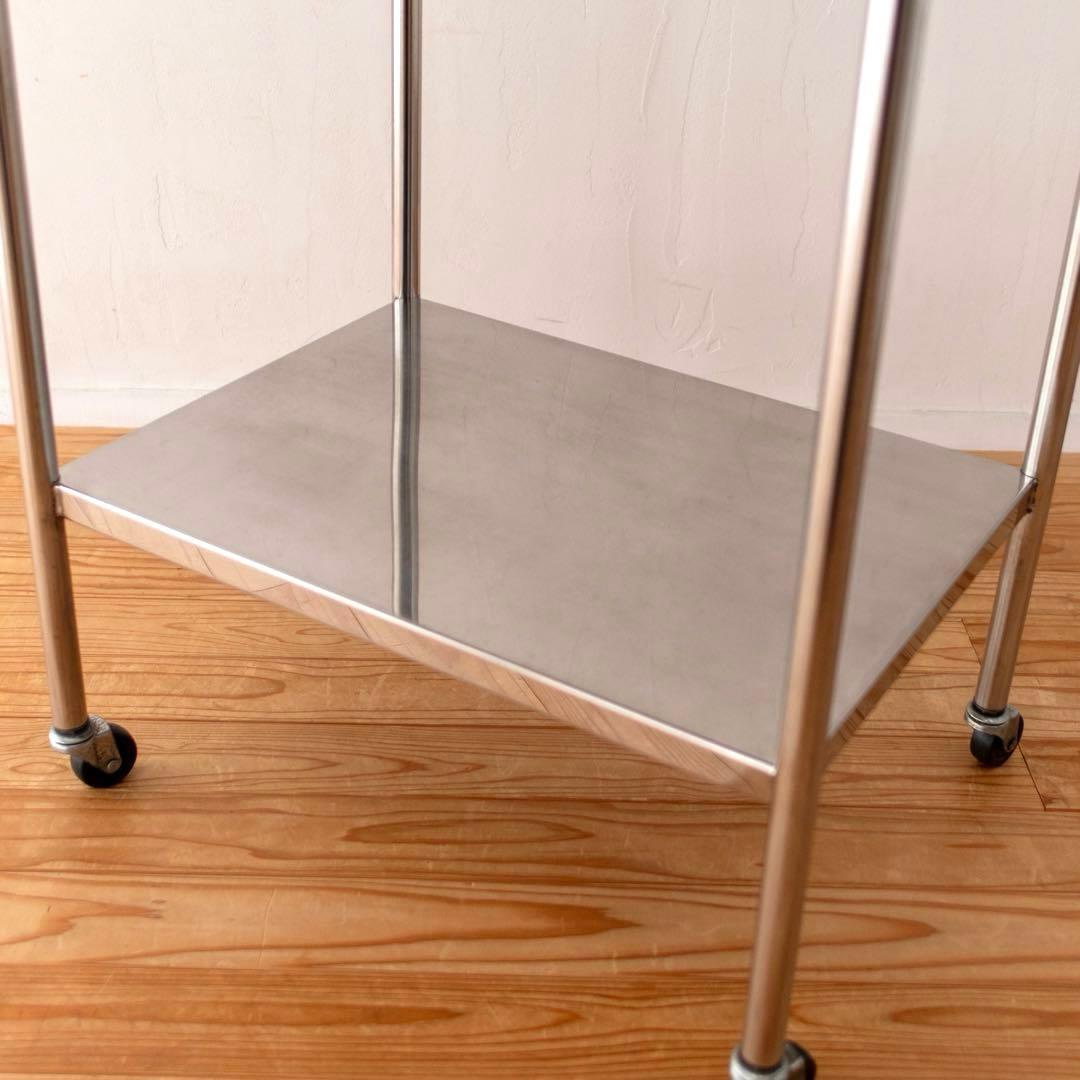 ステンレスワゴン　キャスター　棚