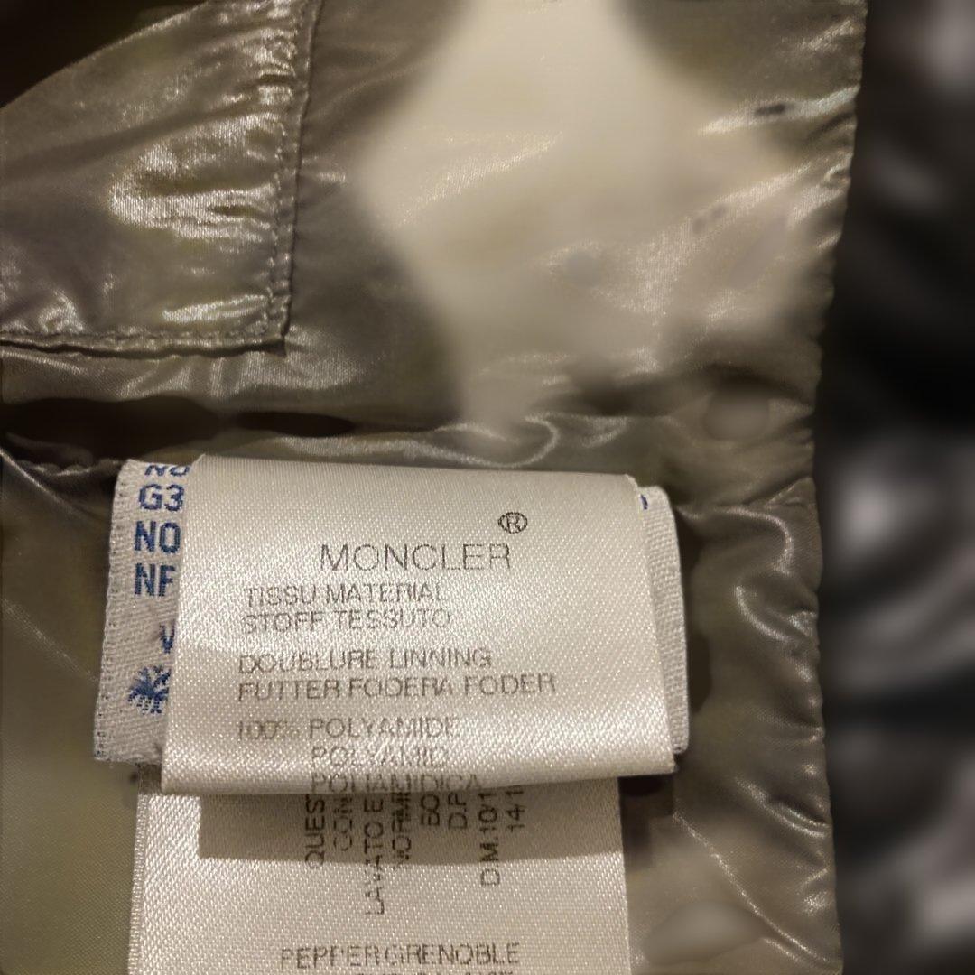 激レア廃盤ビックロゴMONCLER チベットブラック ダウンベスト サイズ0