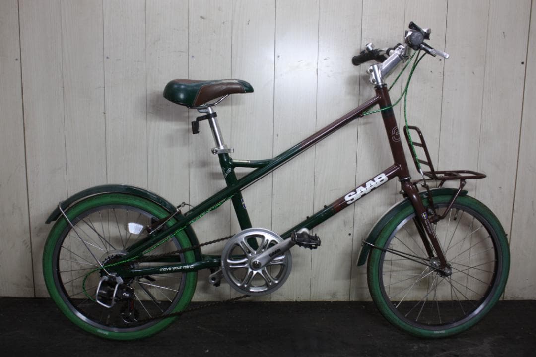 人気！SAAB 20インチ アルミ シマノ6速 360mmミニベロ