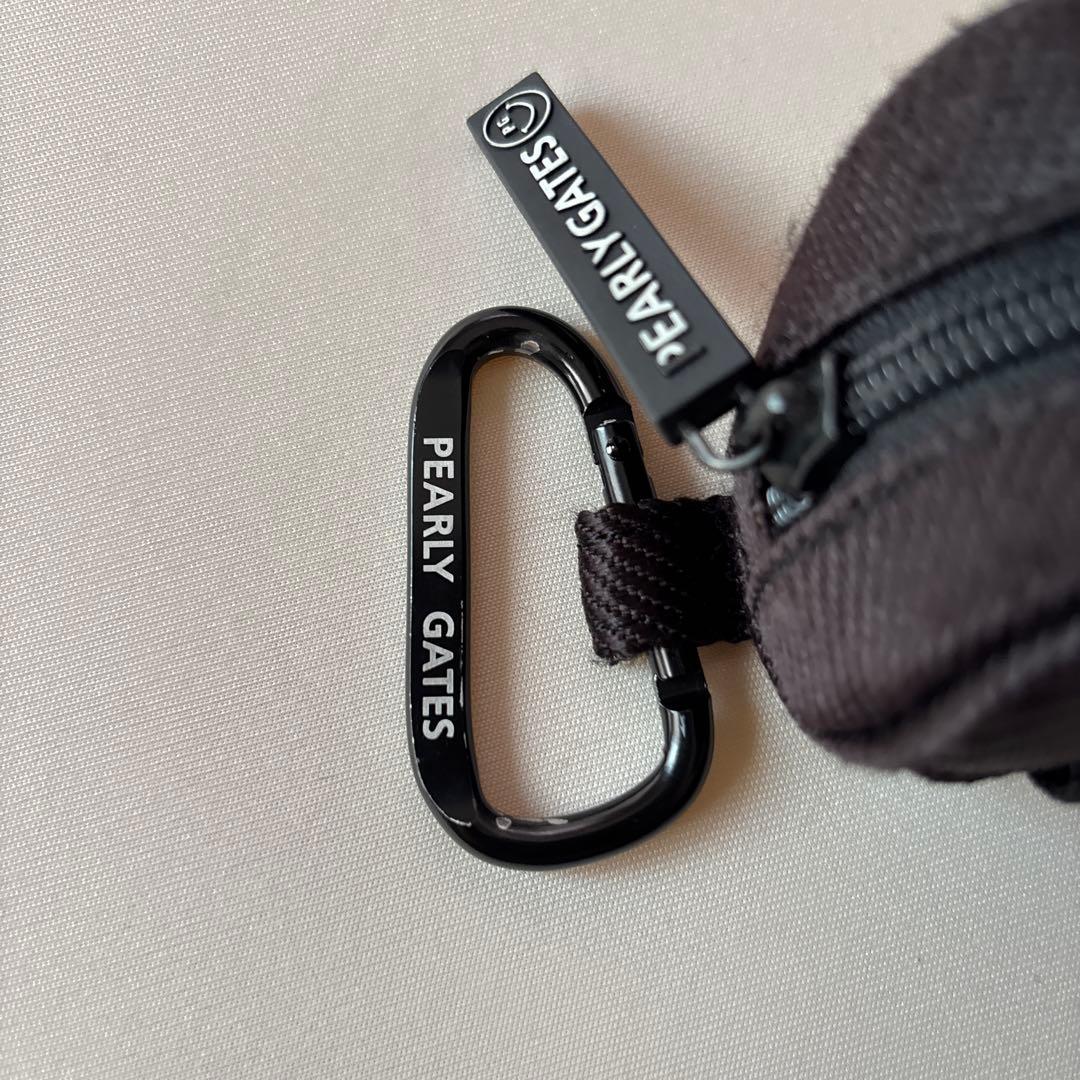 美品✨パーリーゲイツ カートバック　ボールポーチ✨ブラック　原英莉花モデル