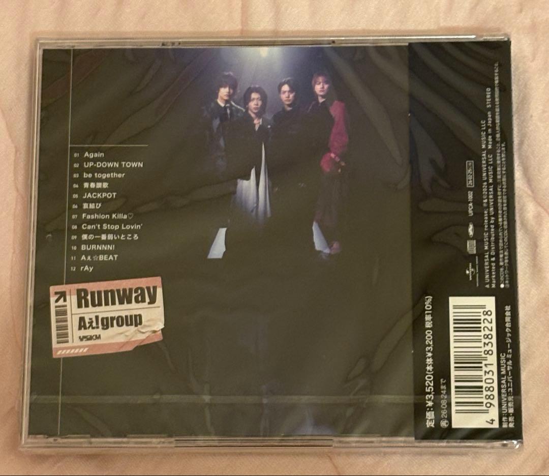 Aぇ!group 2ndアルバム「Runway」初回A,B,通常盤3点セット