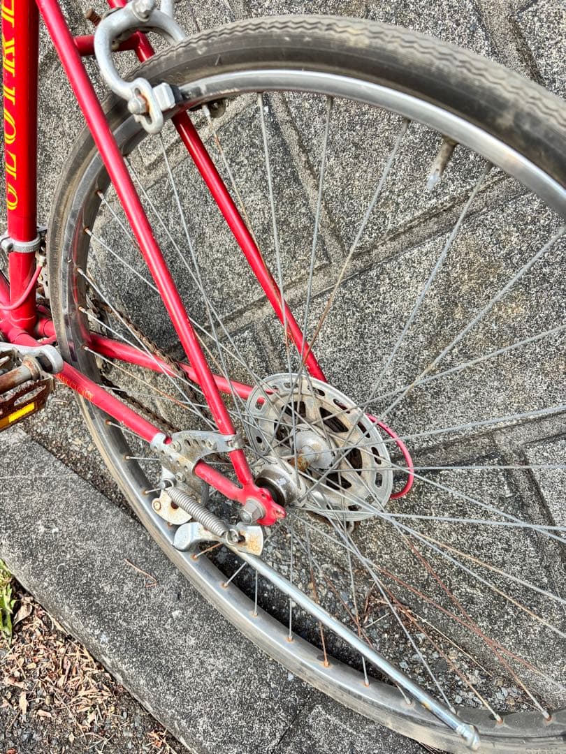 ヴィンテージロードバイク　クロモリロード