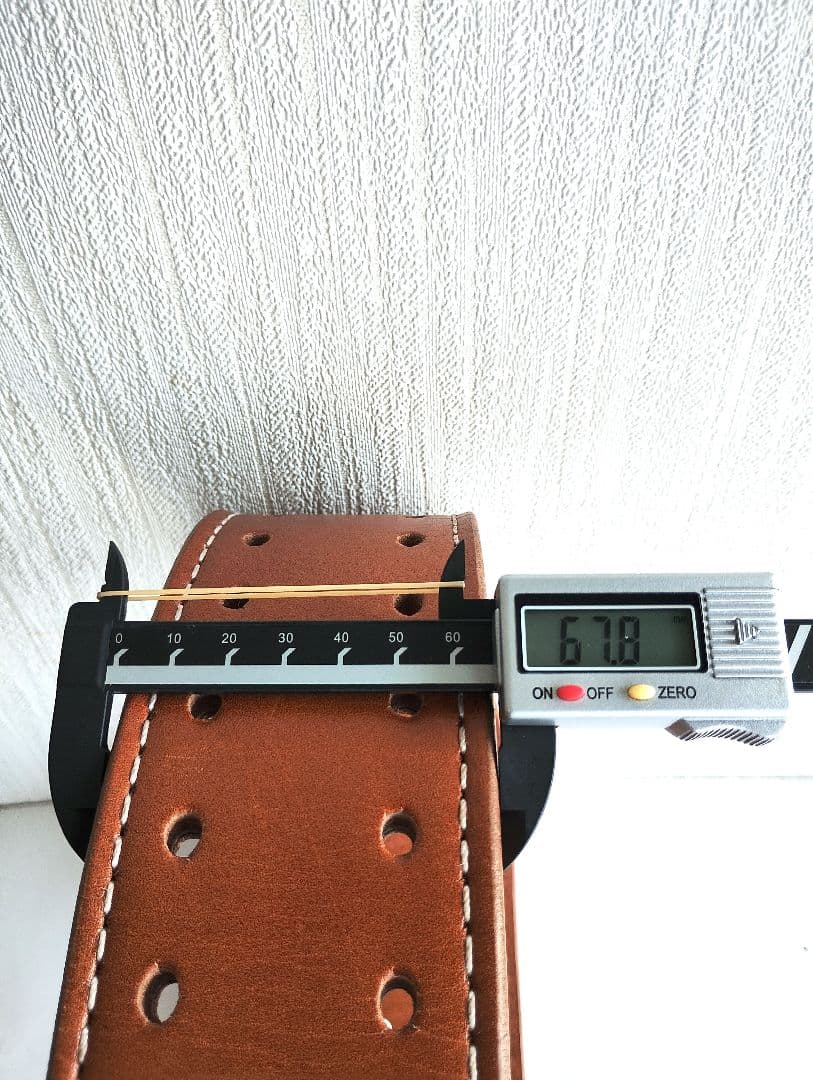 革 レザー トレーニングベルト リビルド パワーベルト リフティングベルト 茶色