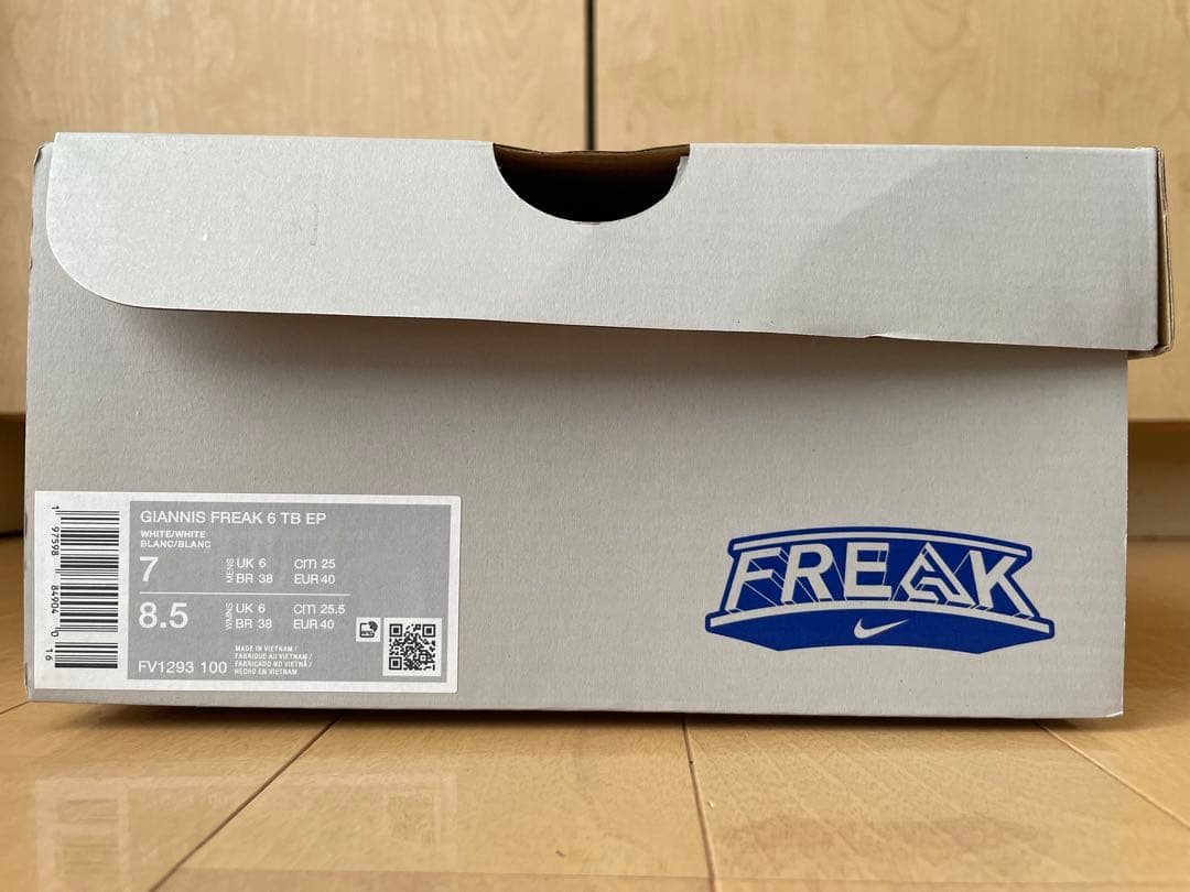 【新品未使用】Nike ナイキ ヤニス フリーク6 EP 25cm 箱 タグ付