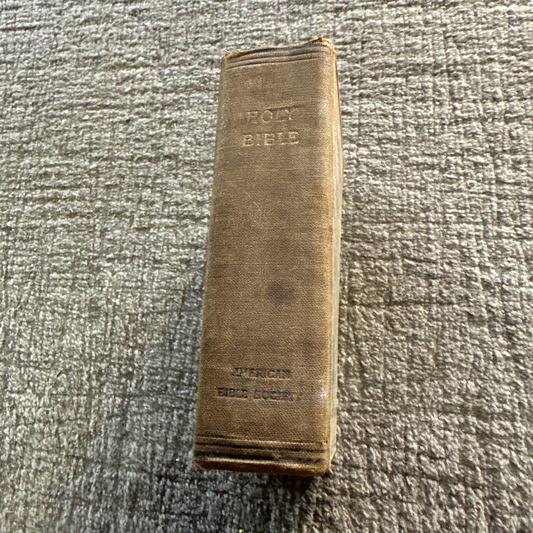 1922年発行 アメリカ 聖書 HOLY BIBLE 洋書 アンティーク