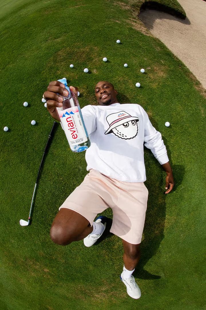 Malbon Golf×evian 2023 日本未発売 スウェット トレーナー
