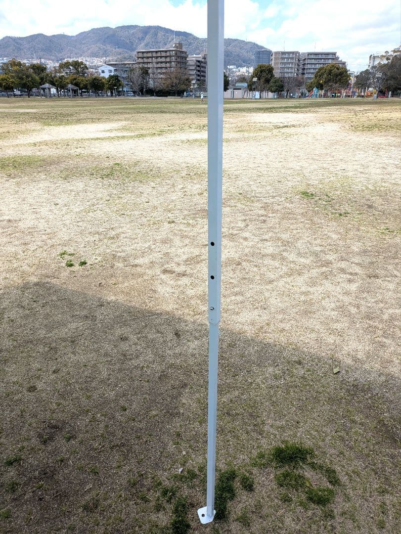 【未使用品】タープテント　3m×3m グリーン　試し張りのみ