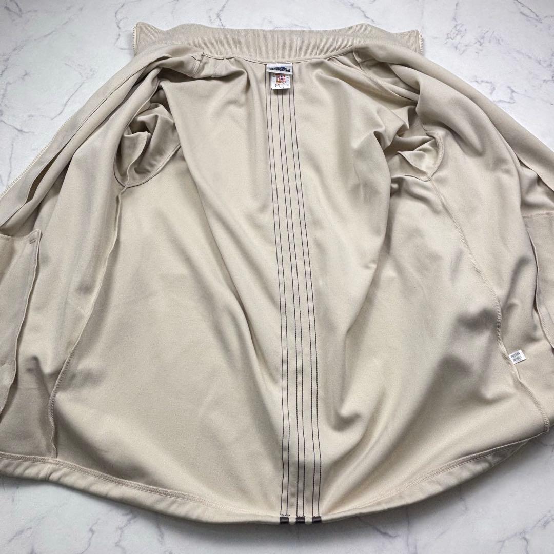 【逸品】アディダス　セットアップ　ジャージー　X L相当　日本製　3本ライン