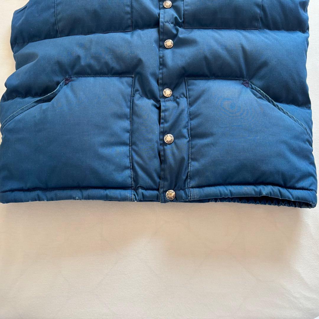 80s THE NORTH FACE 茶タグ ダウンベスト USA製