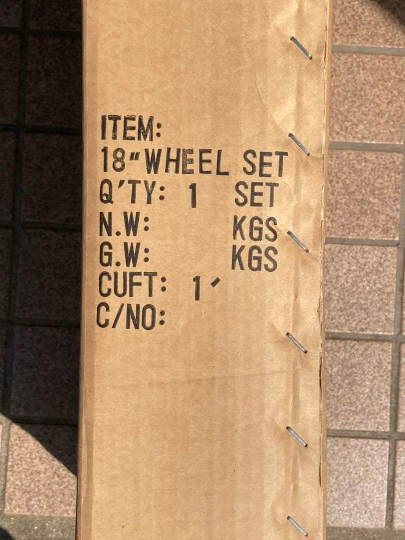 STRiDA18インチスポークホイールセット