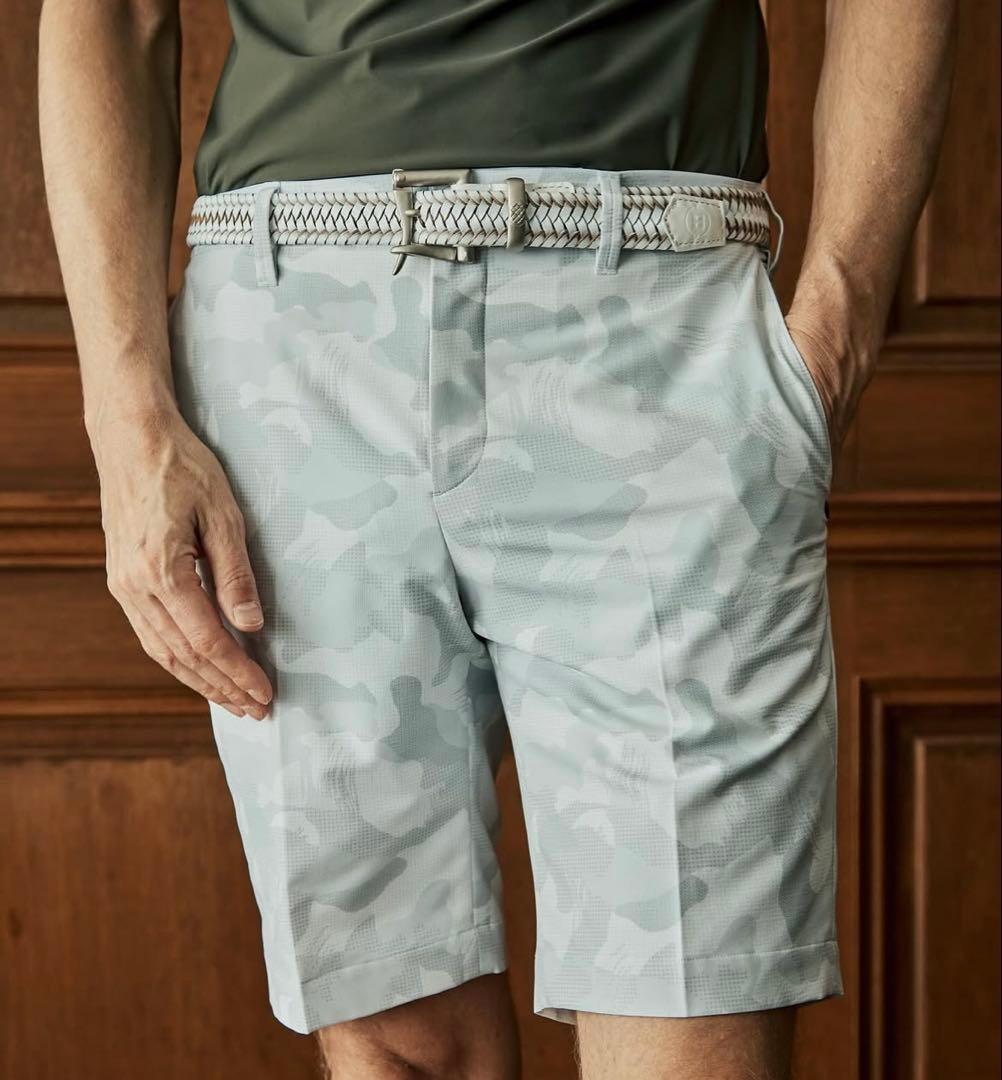 新品★27,500円 BRIEFINGゴルフショートパンツ カモフラ メンズS