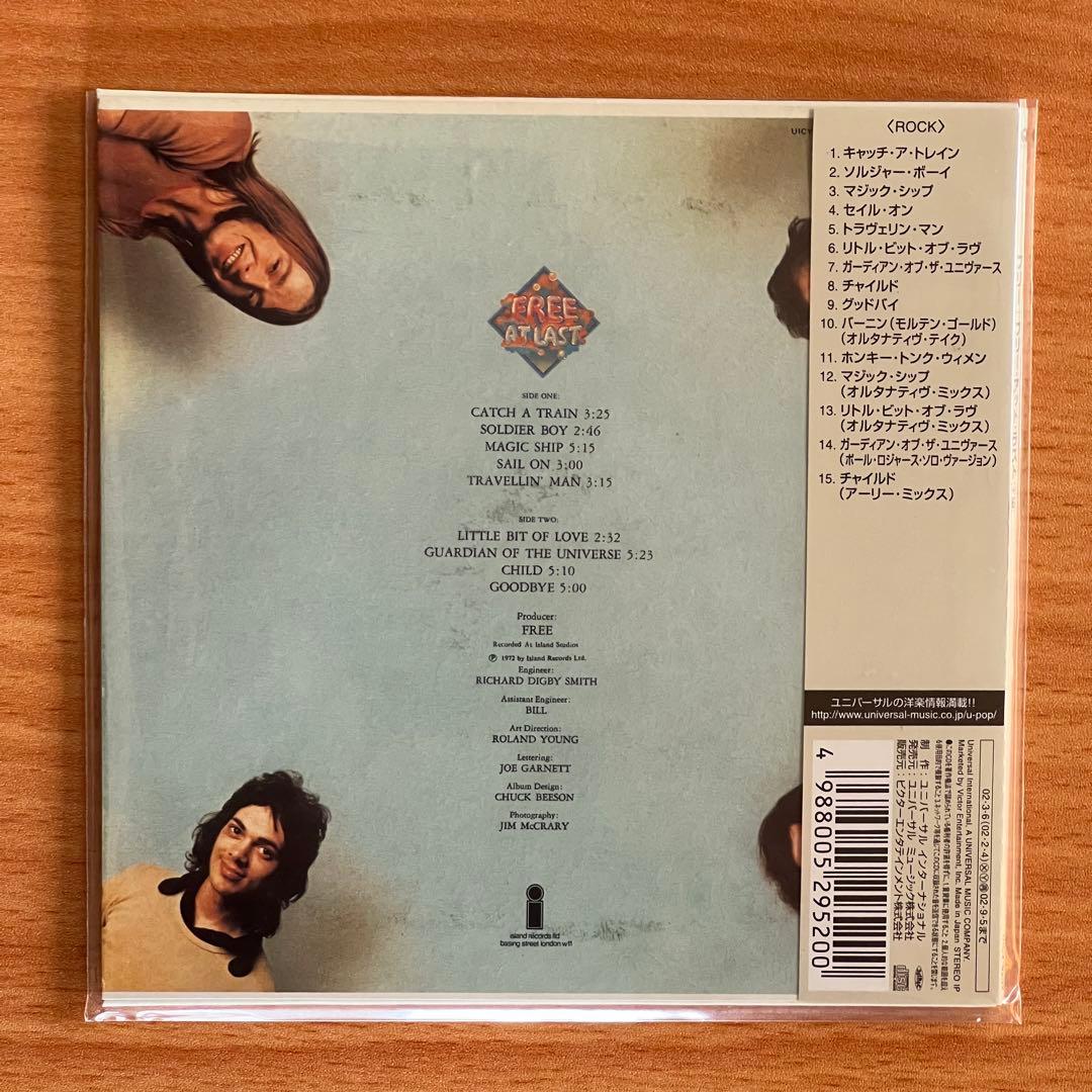 フリー FREE / 紙ジャケ仕様 ボーナストラック ６タイトル