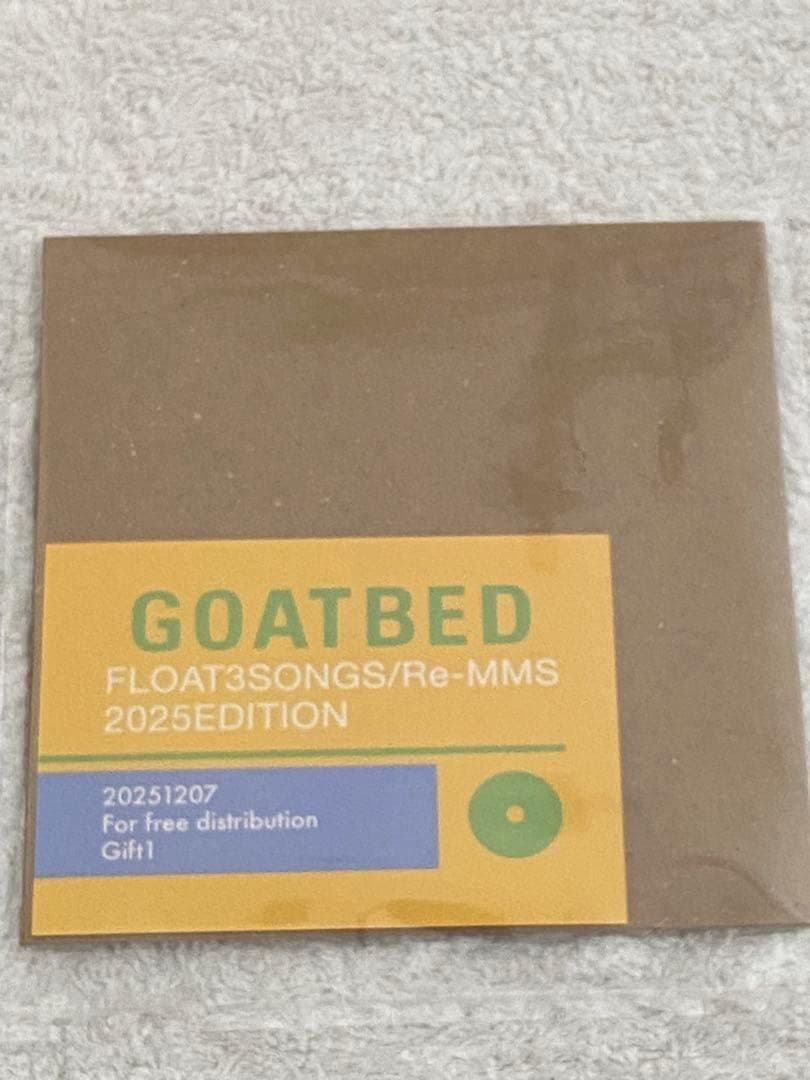 GOATBED / [SYNTHESPIANS]グッズ＋会場配布CD① セット