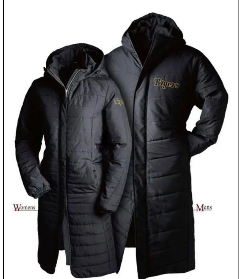 球児　阪神タイガース ブレスサーモ中綿ロングコート サイズXO