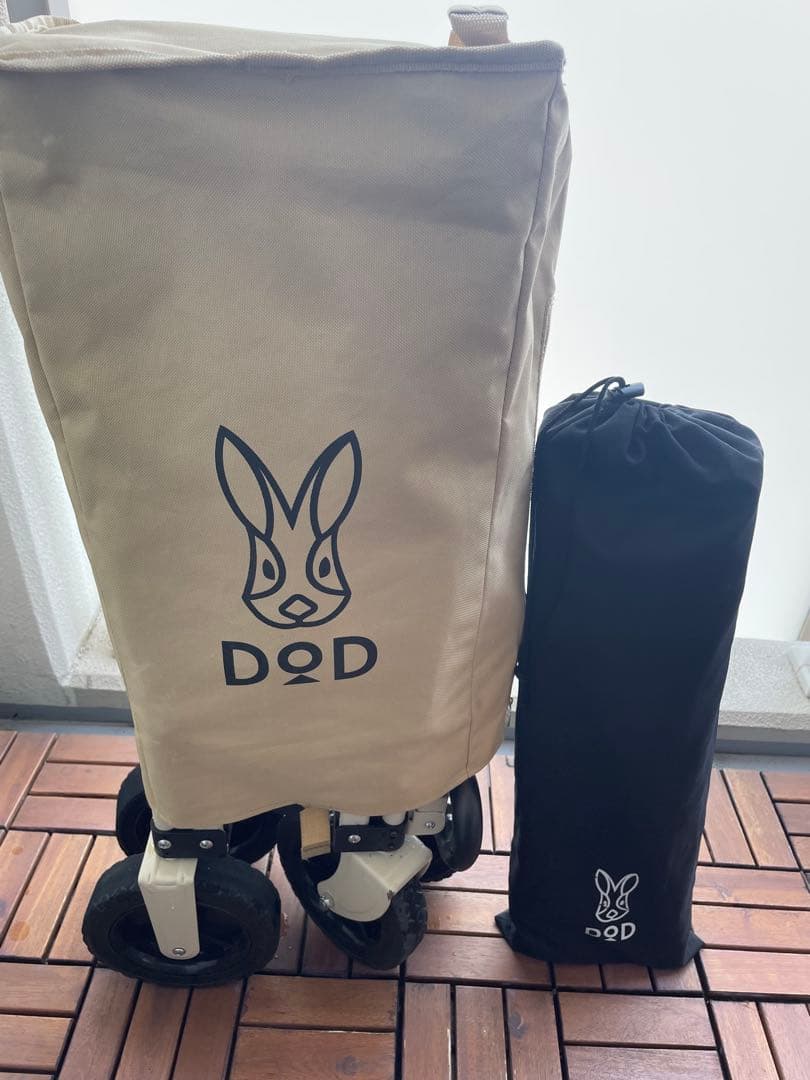 DOD 折りたたみ式キャリーワゴン　折りたたみたテーブル　セット