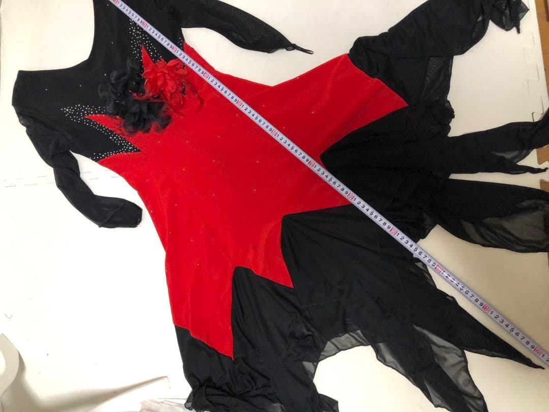 社交ダンス練習着レッスン着パーティ。イチオクラテンビジュワンピースドレス