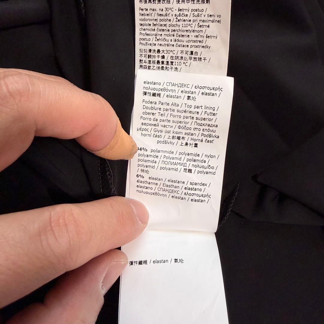 24年製極美品　白タグ　マックスマーラ　マキシ丈ドレス　ドレープ　ストレッチ