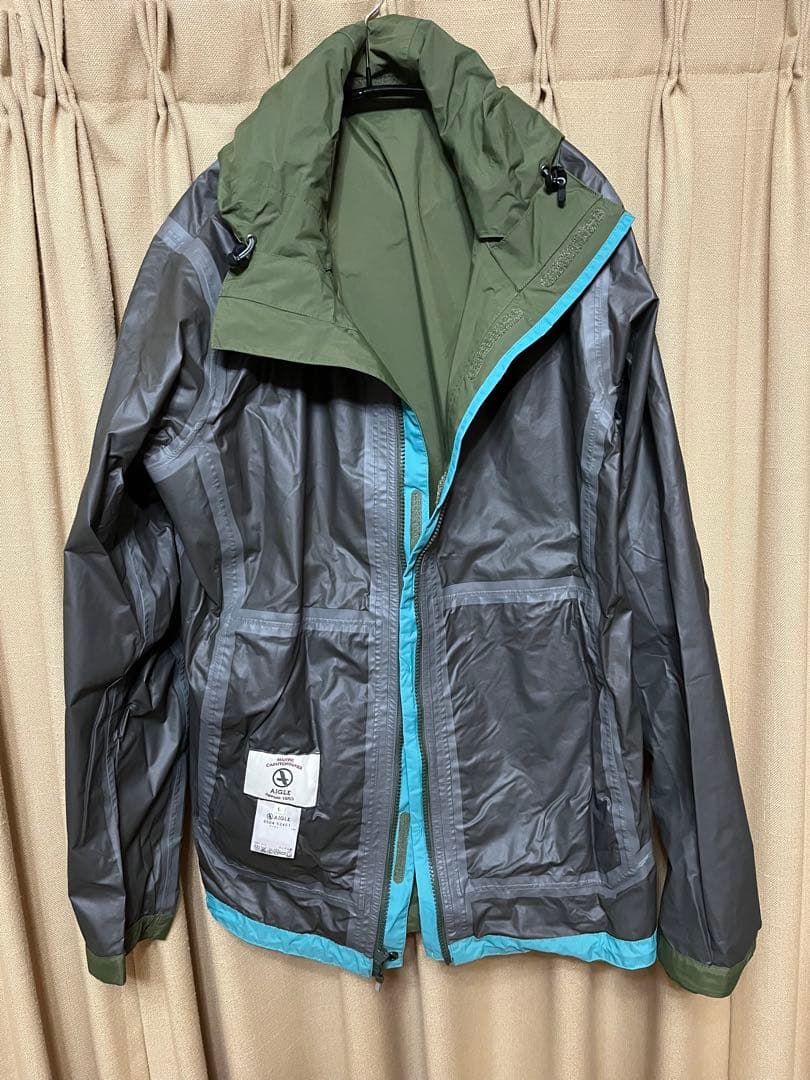 AIGLE アウトドア　レインウェア　 メンズ 上下セット L