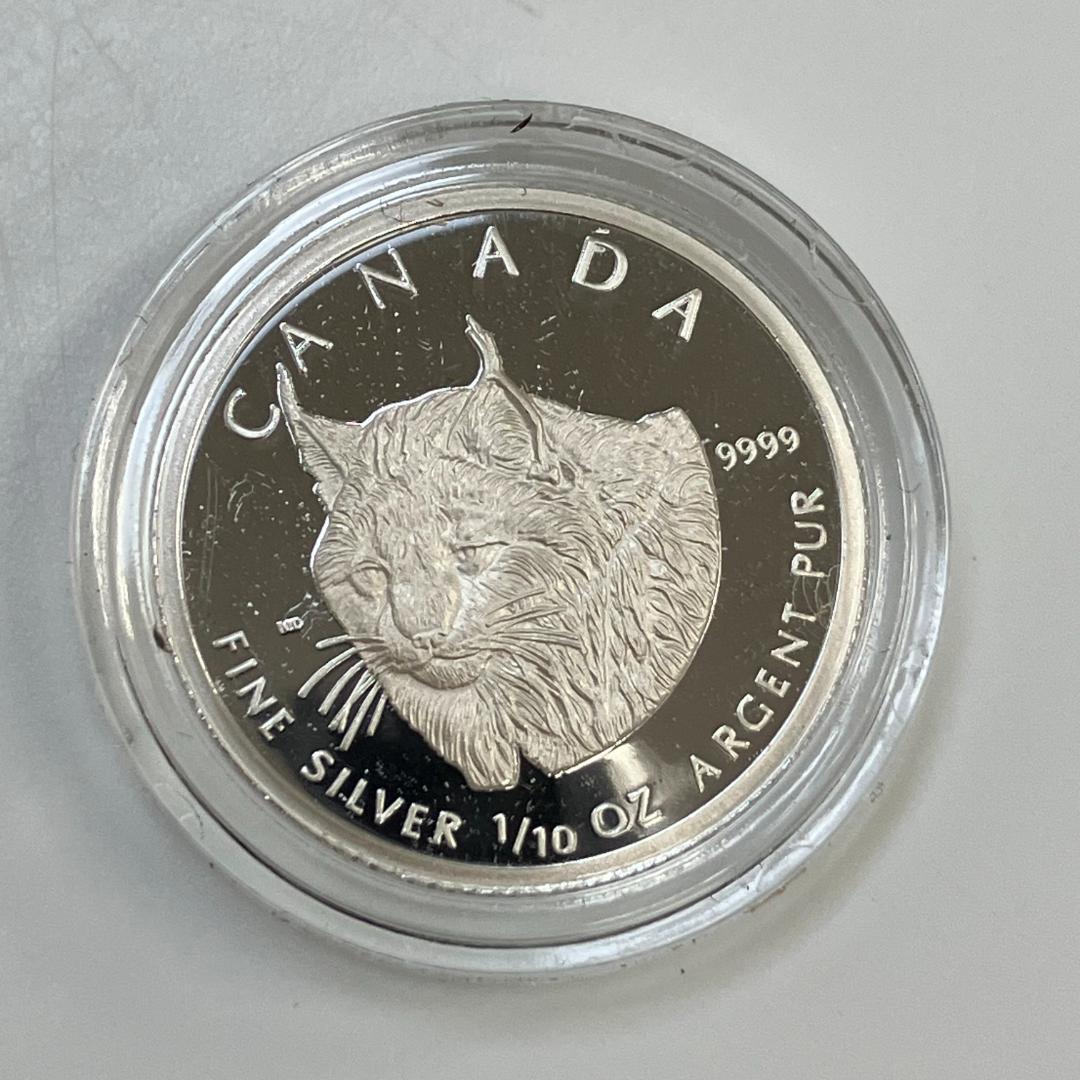 カナダ王立造幣局発行 Lynx ファインシルバー4枚セット 2005年