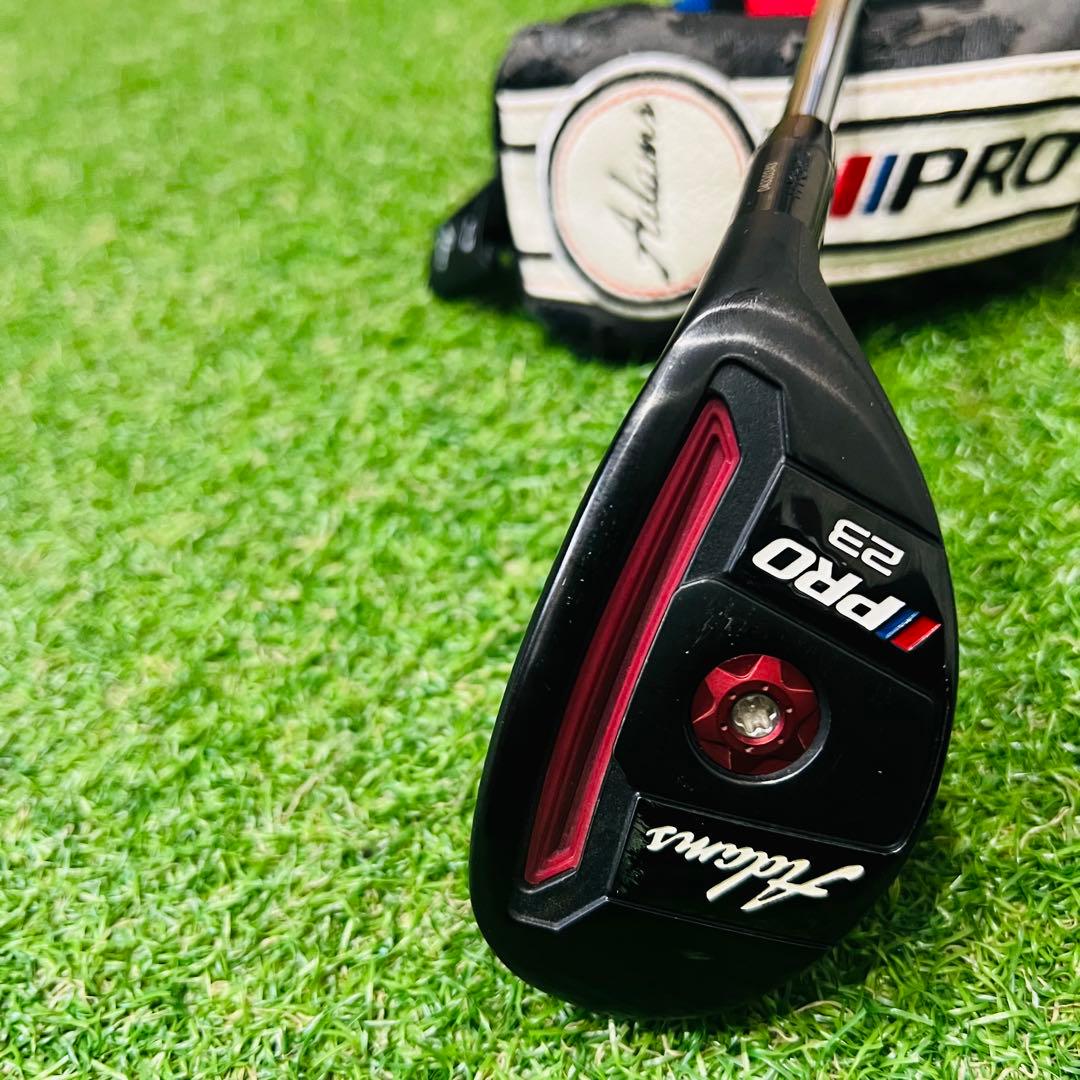 美品 アダムス プロ ハイブリッド 23° KBS ユーティリティ 4U 4H