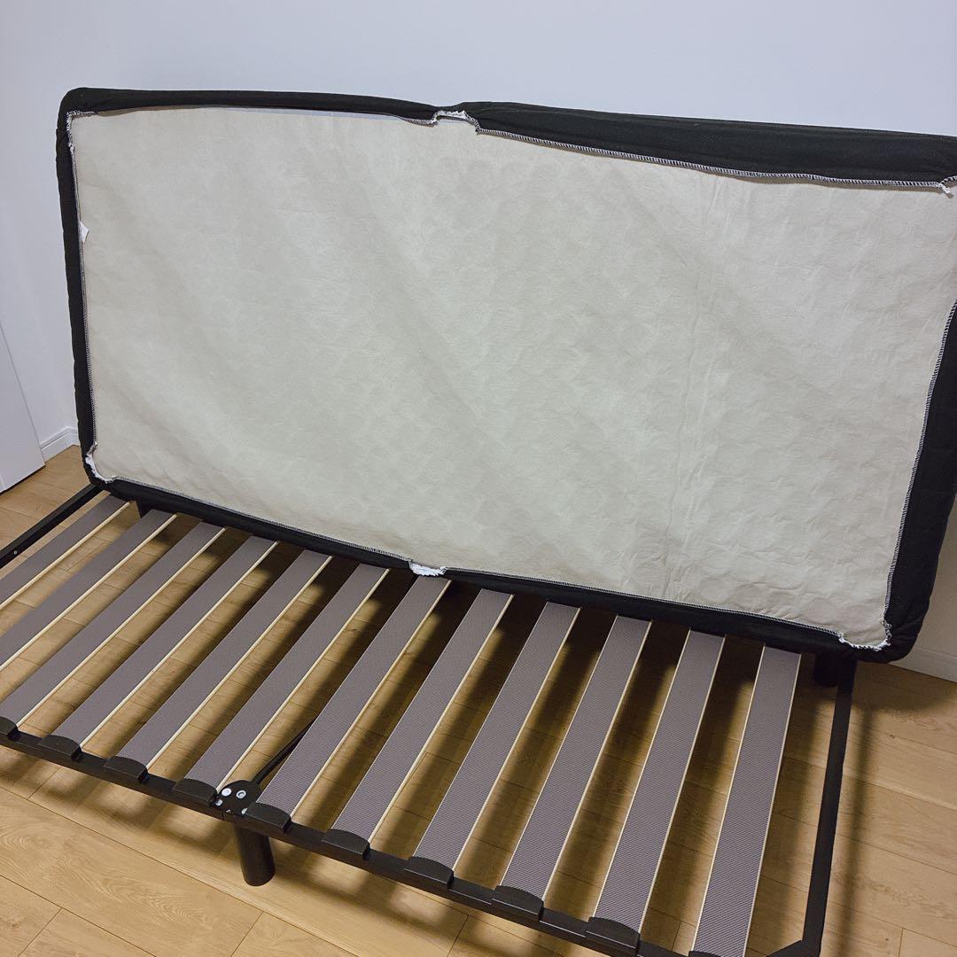 【美品】シングル脚付きポケットコイルマットレス(フィル GM601 BK)