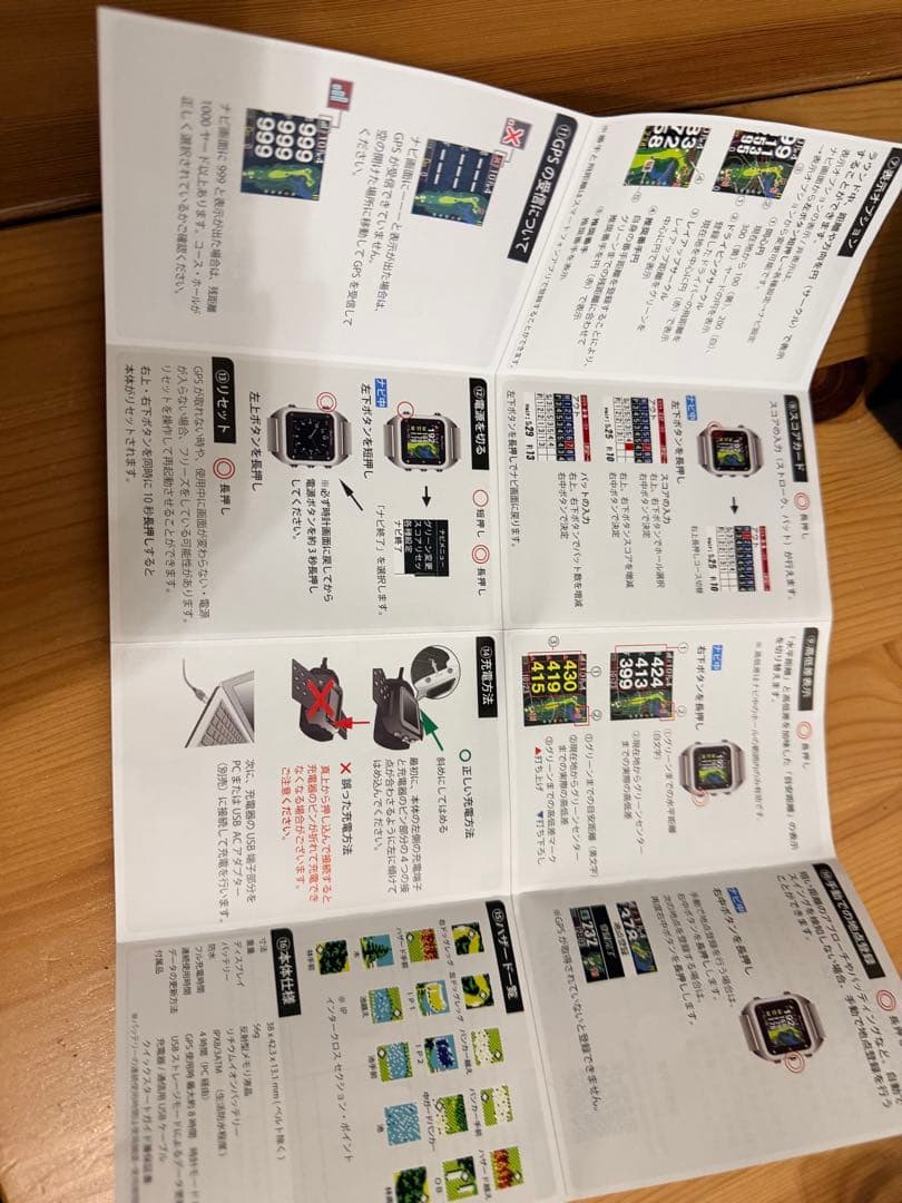 美品　画面フィルム貼ったまま　ゴルフ　ショットナビ　白