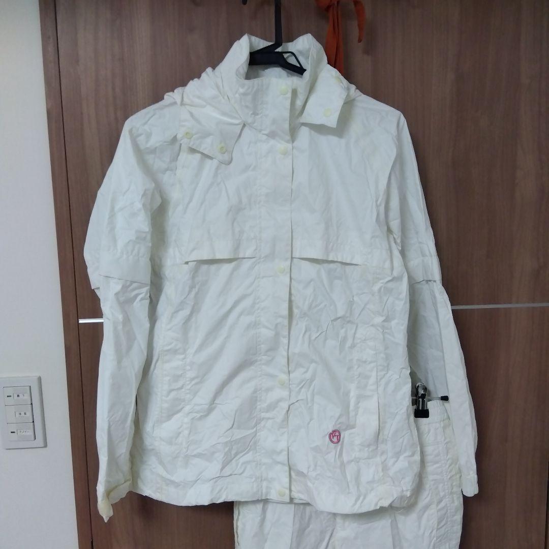 23区 SPORT レインウェア M-L ホワイト 上下セット