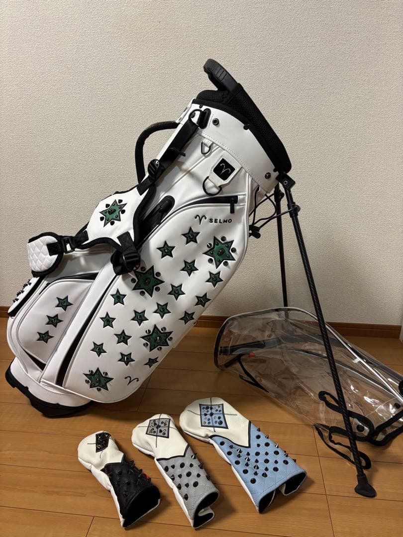 希少！アザスセルモ キャディバック　世界限定30本SELMO スタッズ グリーン