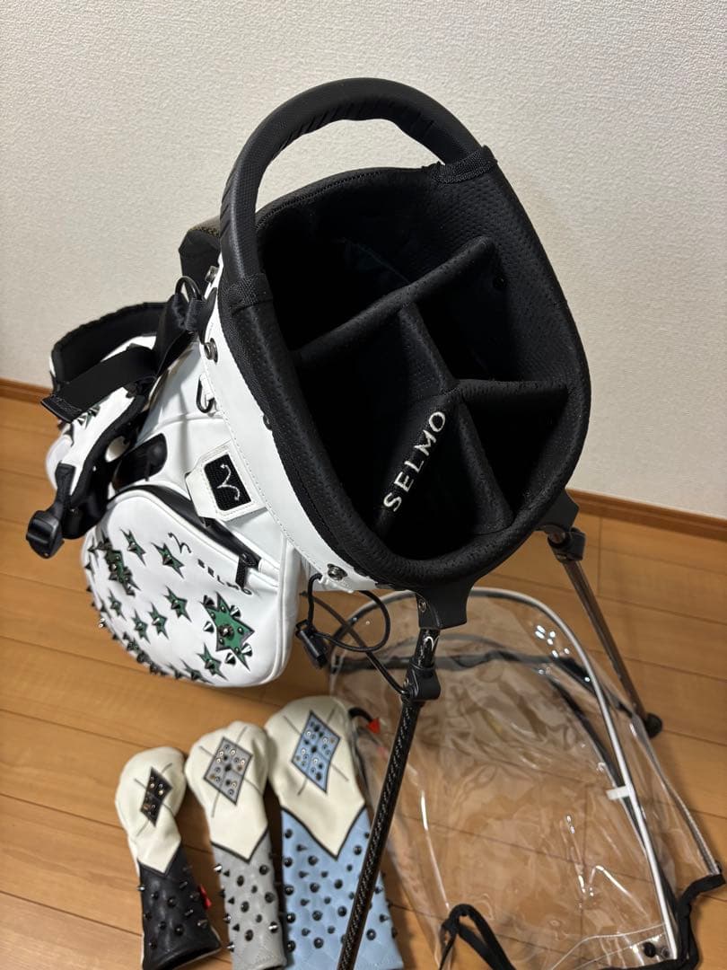 希少！アザスセルモ キャディバック　世界限定30本SELMO スタッズ グリーン