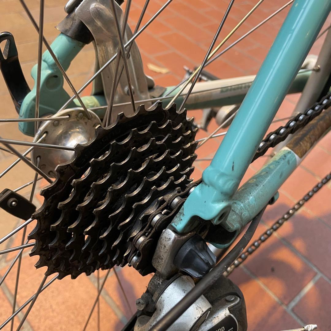 【美品】 ビアンキ カメレオンテ タイヤチューブ新品 発送可 165cm-175