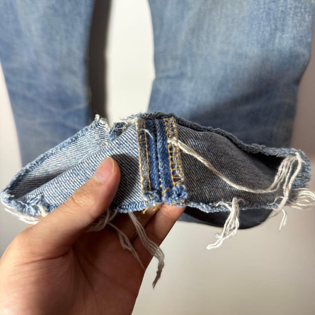 ハ*ダ様 80s Levi's 501XX USA製 W32 カットオフ リメイ