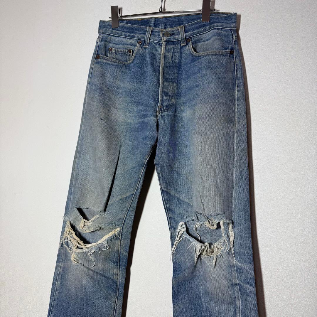 ハ*ダ様 80s Levi's 501XX USA製 W32 カットオフ リメイ