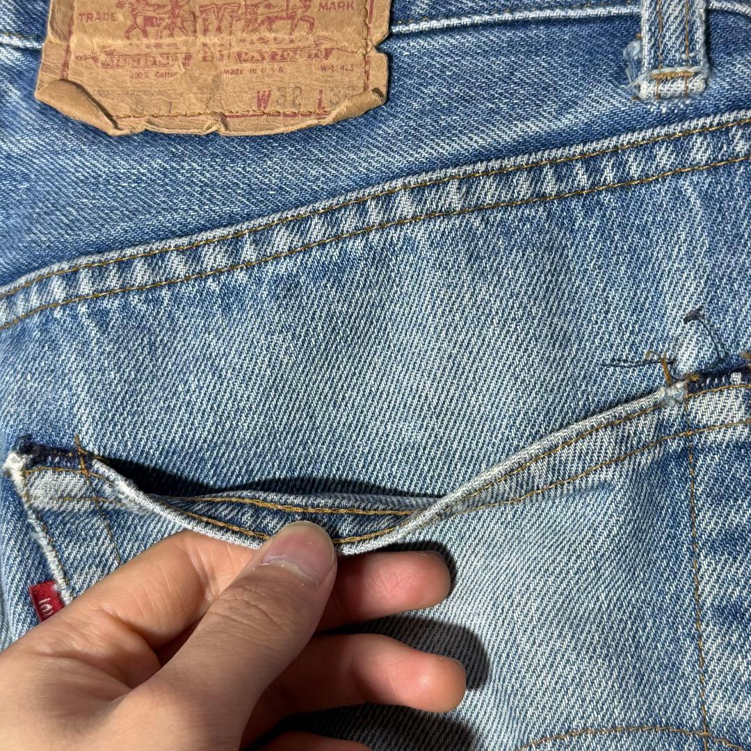 ハ*ダ様 80s Levi's 501XX USA製 W32 カットオフ リメイ