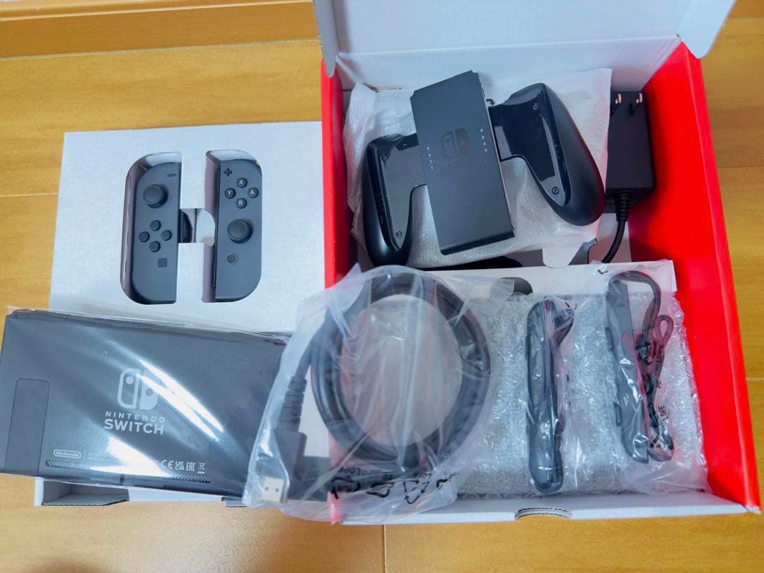 NINTENDO SWITCH 本体 グレー 付属品完備