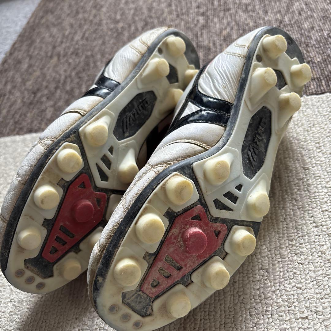 サッカースパイク　Jr.24.5 モレリア2ジャパン　白