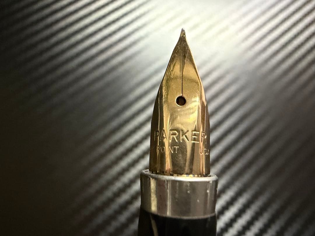 未使用に近い パーカー 75 シズレ バーメイル XF 極細字 万年筆