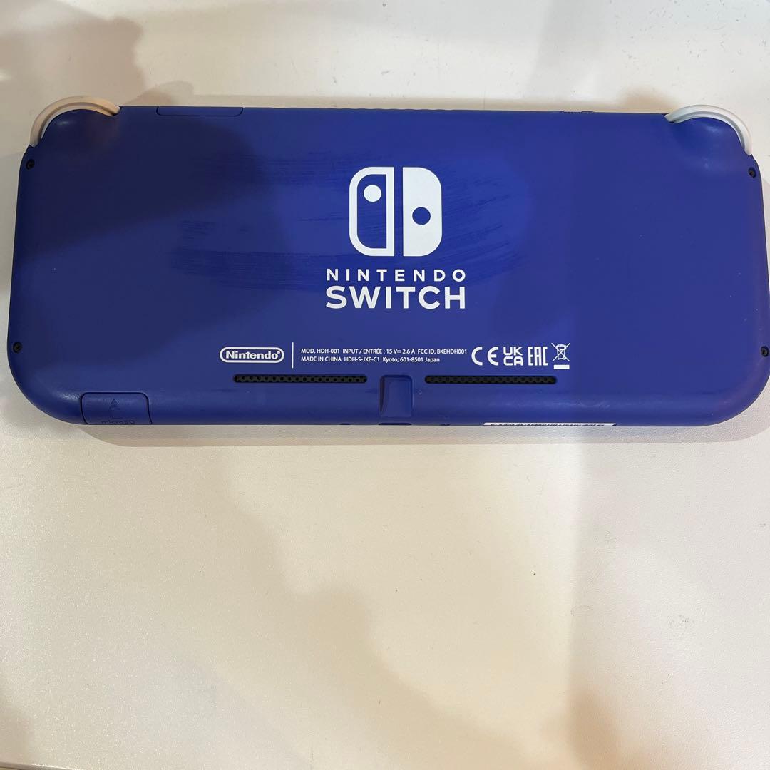 Nintendo Switch Lite 青　ジャンク品（水没しました）