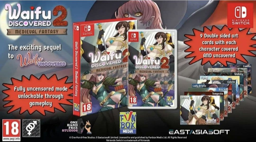 新品 Waifu Uncovered /2 ワイフ アンカバード/2セット