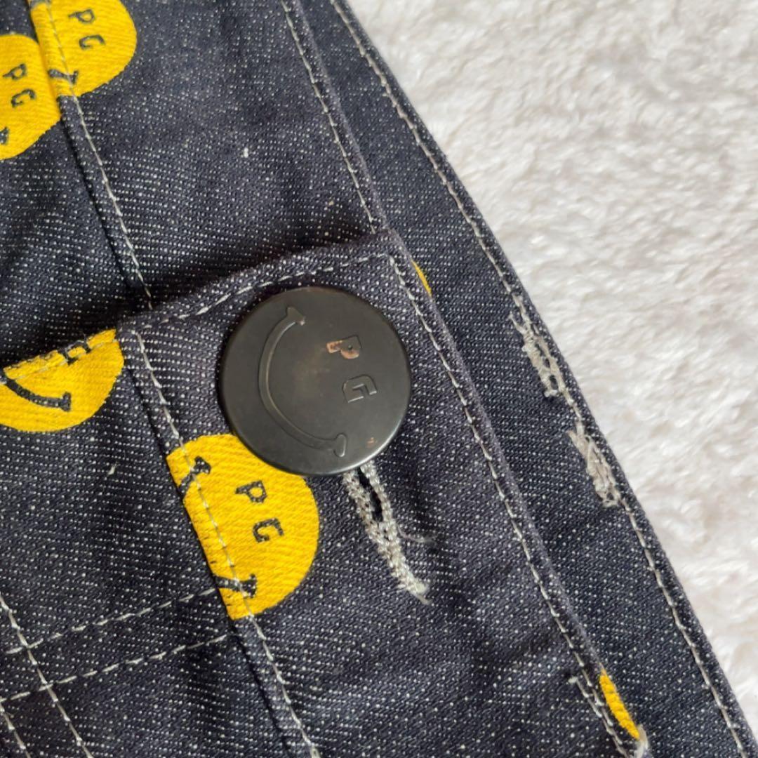 パーリーゲイツ　セットアップ　にこ　スマイル　 ポロシャツ　スカート　デニム