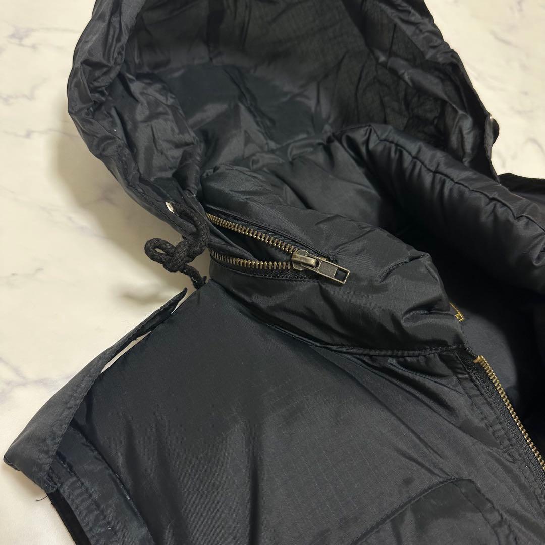 US AIR FORCE ダウンベスト 黒 ミリタリー L