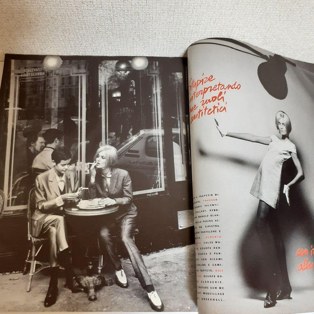 vogue italia 1991　スーパーモデル　希少！