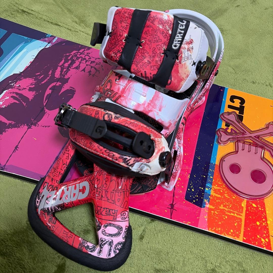 【美品】PHANTOM 150 Burton CARTEL スノーボードGRAY