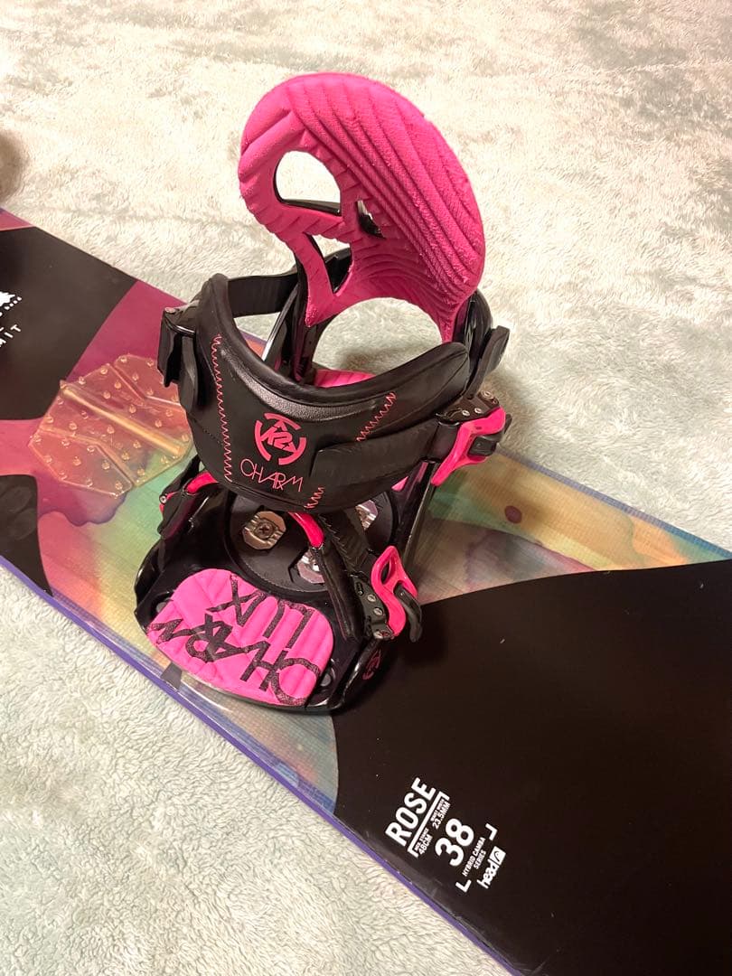 ●HEAD ROSE 138cm K2 CHARM Mサイズ スノーボード●