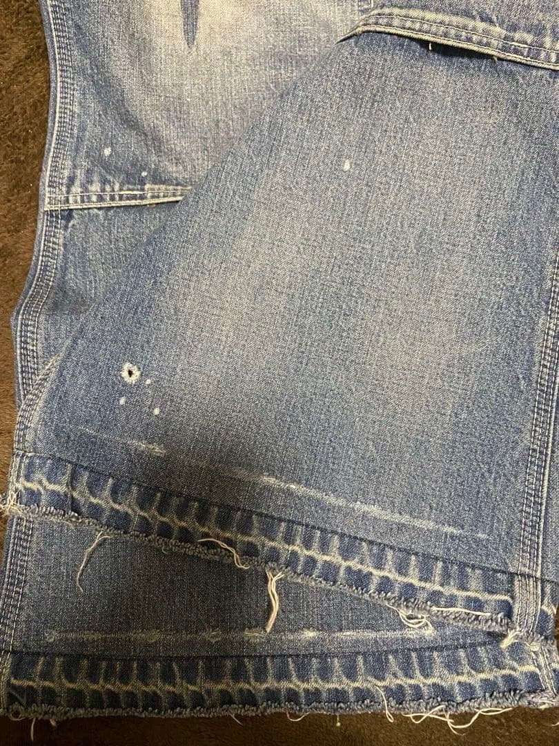 SAINT MXXXXXX セントマイケルダブルニーデニムパンツXL