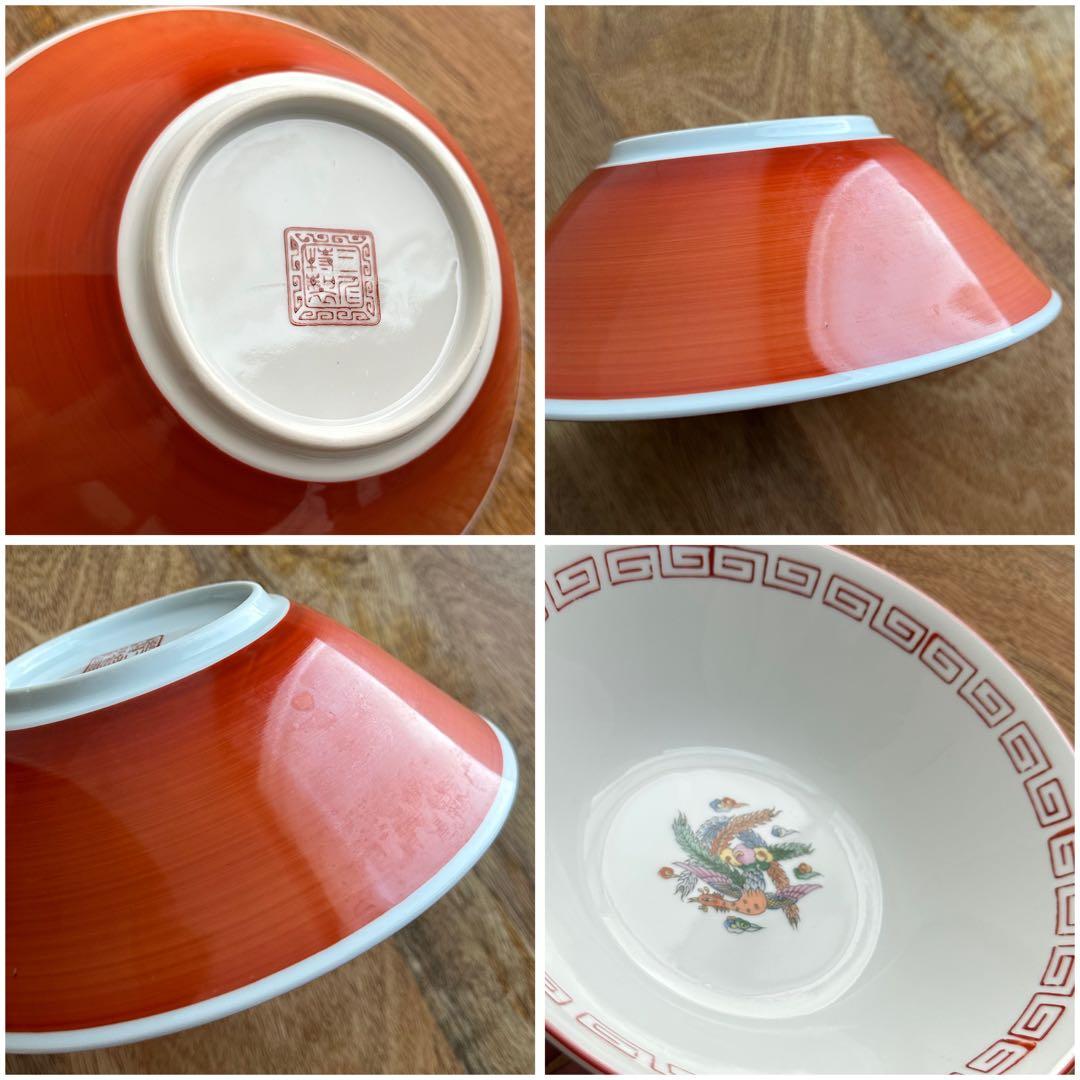 ◼️出品4/7(火)迄◼️骨董品◼️ラーメンどんぶり5点セット 鉢 器 昭和レトロ